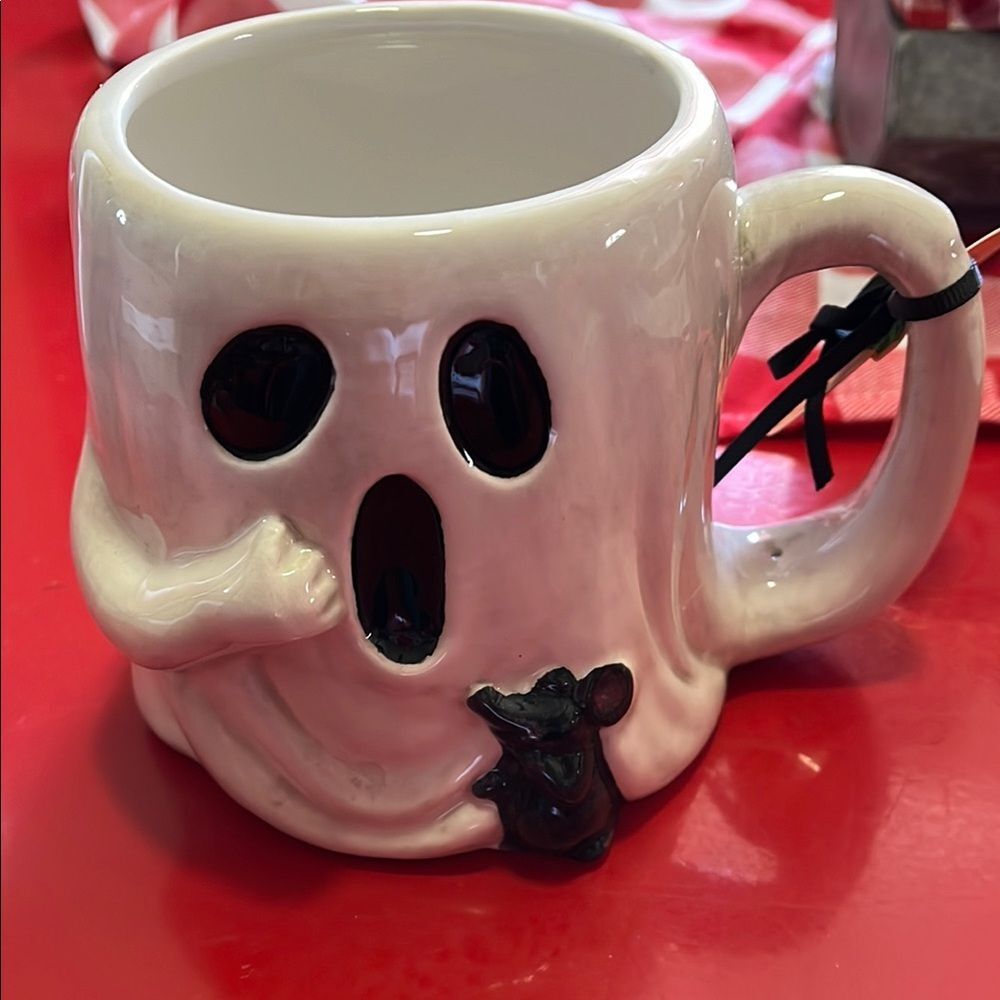 NWT Blue Sky Clayworks ghost mug